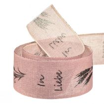 Artikel Trauerband Lila In Liebe Baumwollband Breite 40mm 15m