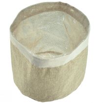 Artikel Übertopf Jute Stoffkörbchen Natur Utensilo Ø28cm H25cm 3St