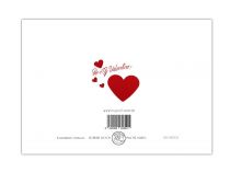 Klappkarte "Ich liebe dich" mit Briefumschlag 6St