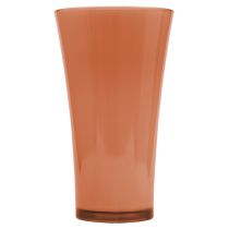 Artikel Kunststoff Bodenvase Ø28,5cm H45cm Siena Orange-Weiss für Innenräume
