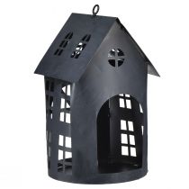 Artikel Vogelhaus aus Metall in Grau Antikoptik 30x15 cm für Garten und Dekoration
