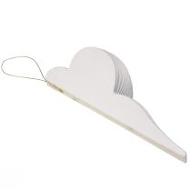 Artikel Weihnachtskugel Papier Wabendeko Zwiebel Weiß FSC Ø12cm