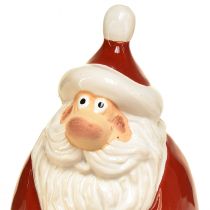 Artikel Weihnachtsmann-Figur aus Keramik Rot 13 cm 2er-Set