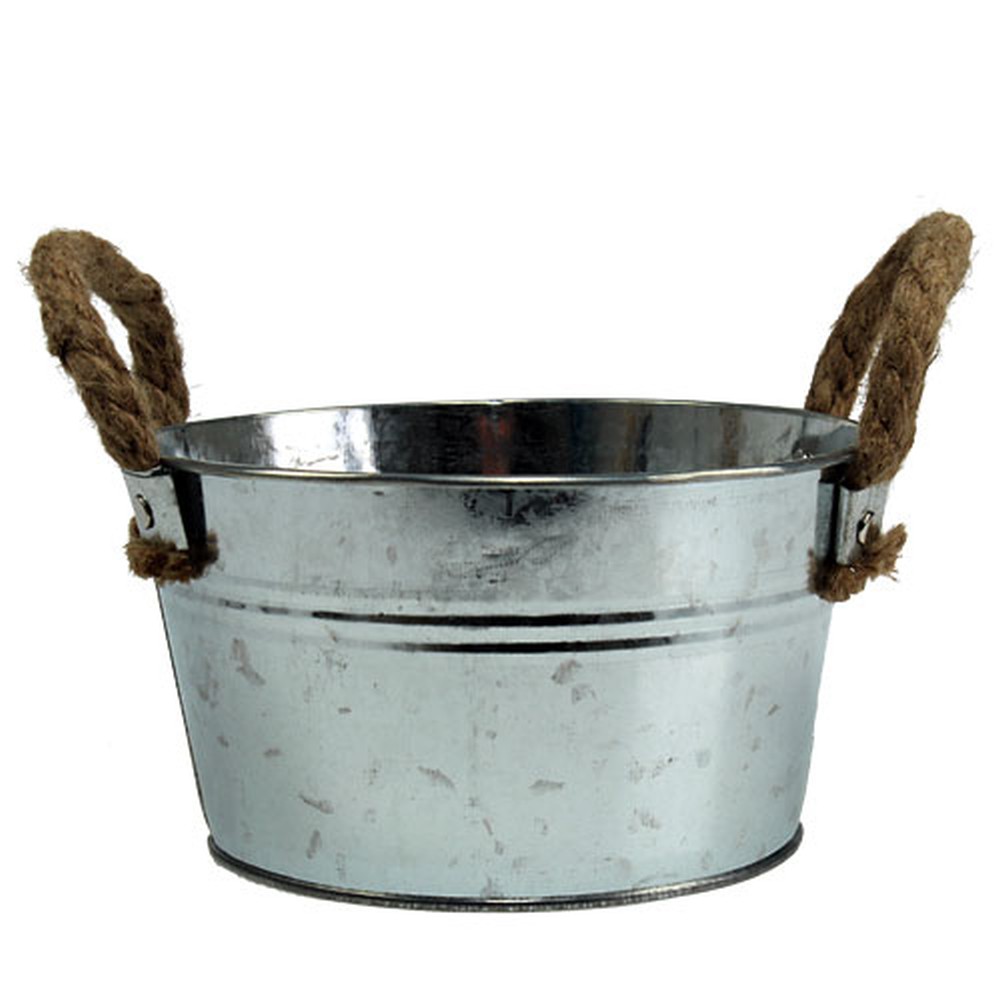 Blechschale mit Seilgriffen glänzend Ø17,5cm kaufen in Schweiz