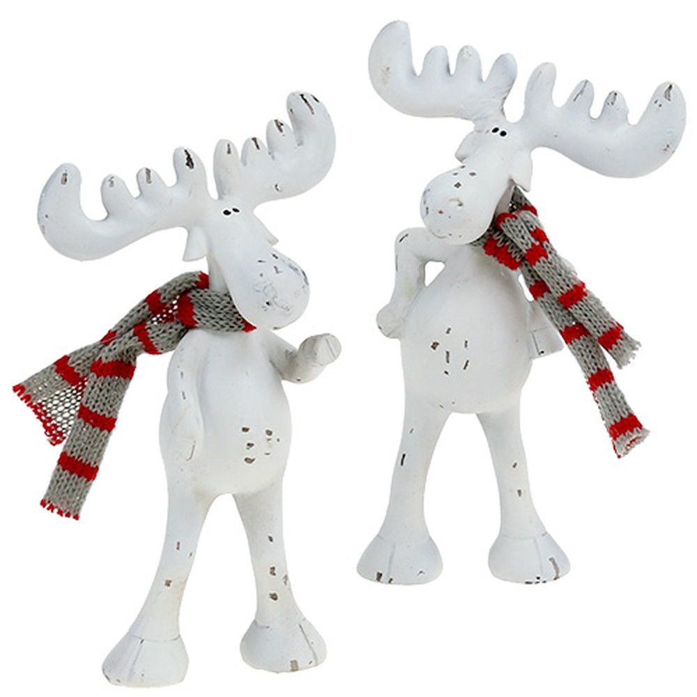 Dekofigur Elch mit Schal 13cm 2St76249 einkaufen in der