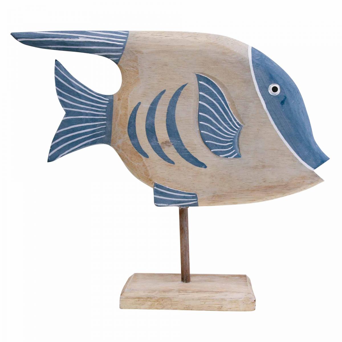 Deko Fisch Holz Auf Stander