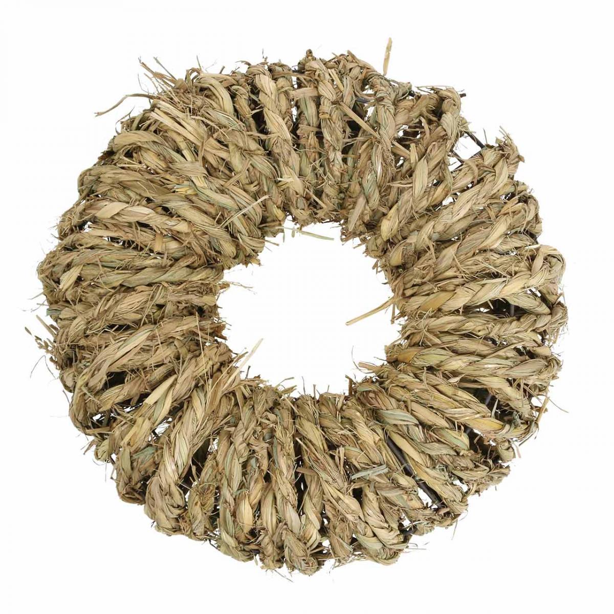 Produktbild von GLOREX Strohkranz 300 X 60 Mm, Stroh, Natur, 30 X 30 X 6 Cm