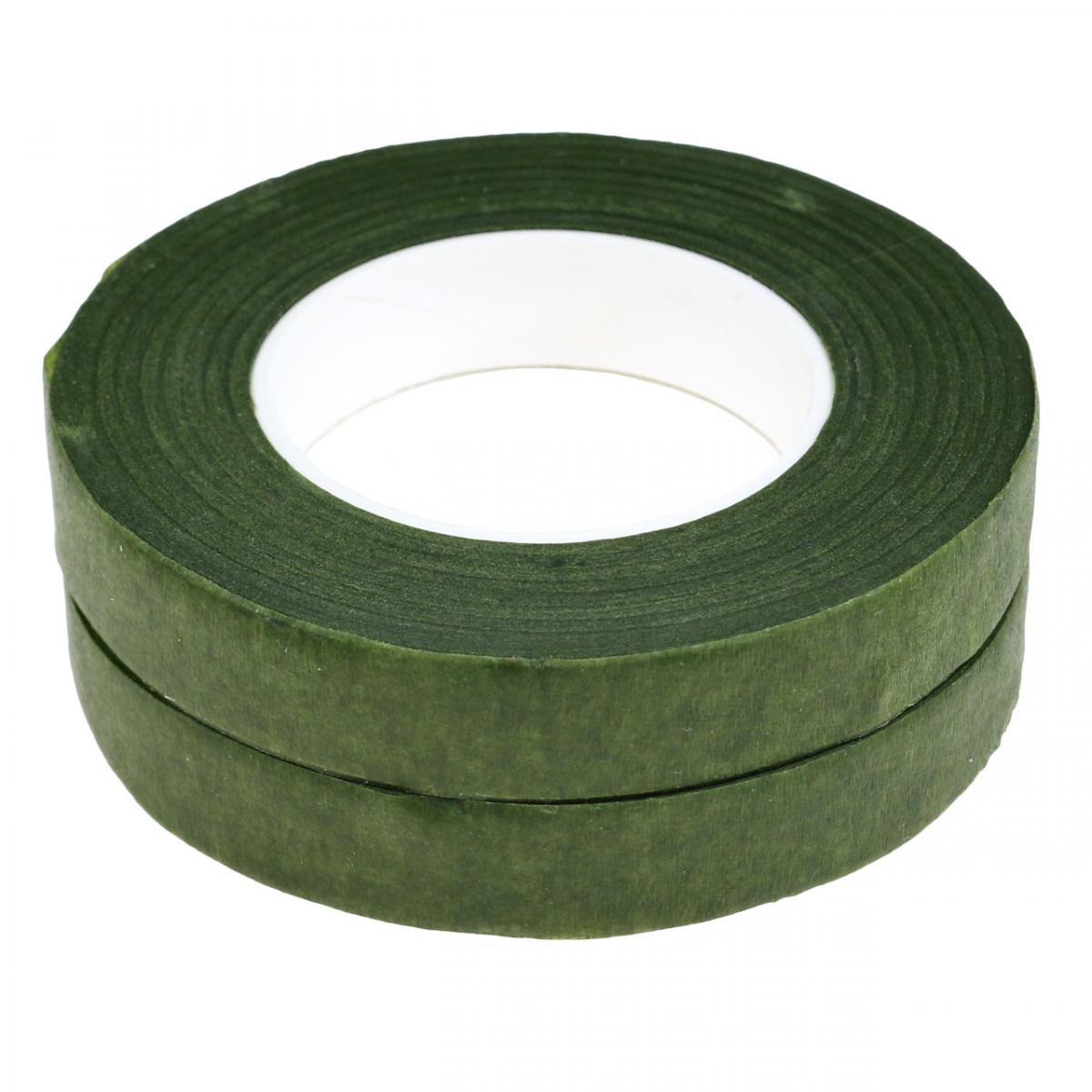 Floristik24.ch OASIS® Flower Tape, Blumenband selbstklebend, Moosgrün