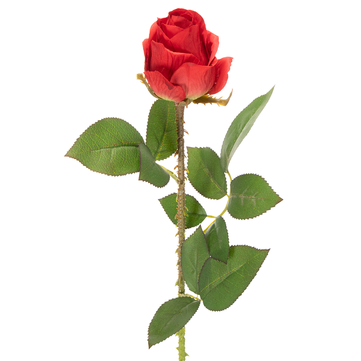 Rosenzweig knstlich 72cm rot biegsam 3St | Floristik24