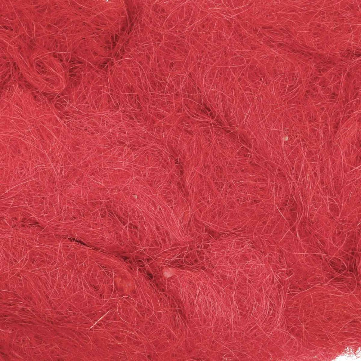 Floristik24.ch Sisal Rot, Weihnachtsdeko, SisalWolle 300g01264051100