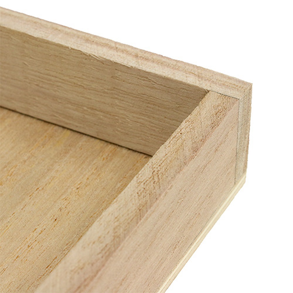 Tablett Aus Massivem Kiefernholz – 40x30 Cm, Unbehandelt Zum Selbergestalten