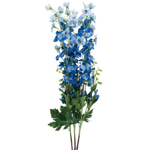 Floristik24 Delphinium Rittersporn Künstliche Blumen Blau 78cm 3 St