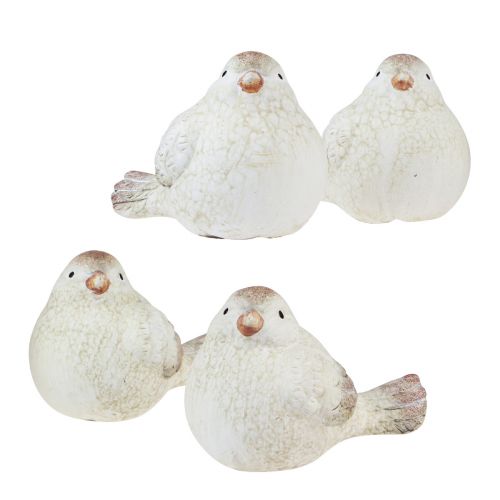 Floristik24 Tischdeko Frühlingsdeko Deko Vogelfiguren 8,5cm 4St