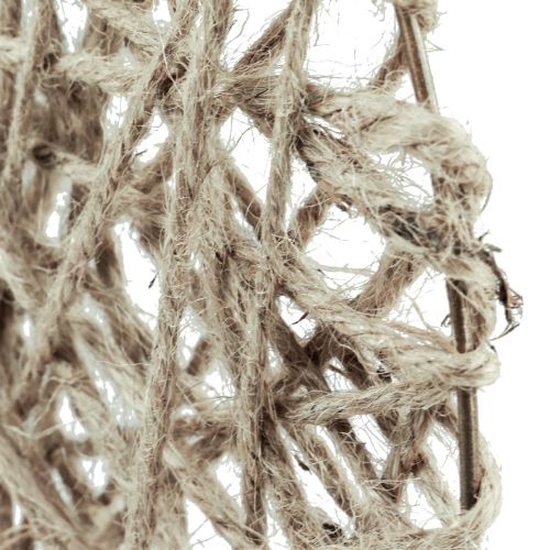 Floristik24 Dekoring Kranz Bespannt Metall Naturfaser Sommerdeko Ø30cm