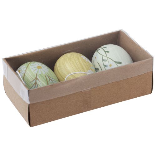 Artikel Deko Ostereier zum Aufhängen Blumen Marmoriert 7cm 3St