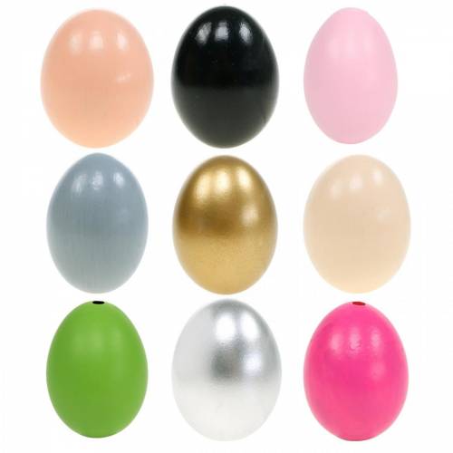 Artikel Hühnereier Ausgeblasene Eier Osterdeko Verschiedene Farben 10St