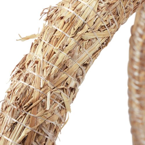 Artikel Natur Deko-Krone Stroh, Strohkranz Ø50cm, Kreativ Naturkranz Bastelkranz, DIY Tisch- & Hängedeko, 55cm