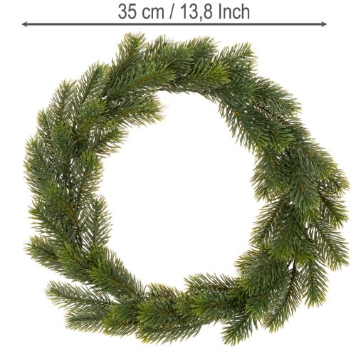Türkranz aus künstlichem Tannengrün, 35 cm Durchmesser | Floristik24.ch