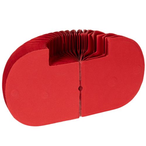 Papierdekoration Kürbis aus rotem Wabenpapier Ø 24 cm 4er-Set | Floristik24.ch