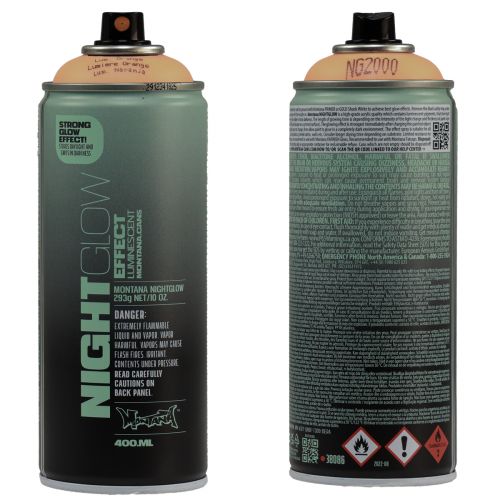 Artikel Fluoreszierende Farbe Spraydose Nightglow Orange 400ml