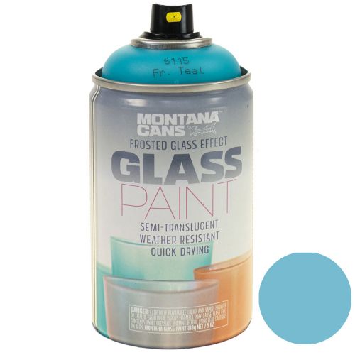 Artikel Glasfarbe Spray Effektspray Sprühfarbe Glas Türkis Matt 250ml