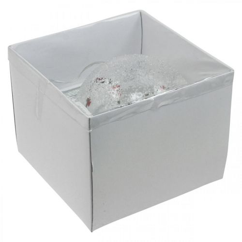 Artikel LED Weihnachtskugel Glas Lichterkette Herzen Ø15cm