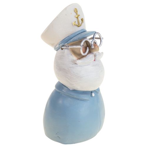 Floristik24 Maritime Deko Figur Kapitän mit Brille Sommerdeko H11,5cm