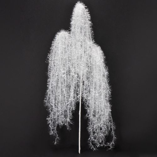 Künstlicher Winterzweig 70 cm in Weiss mit Frostoptik für Adventsdeko online kaufen | Floristik24.ch