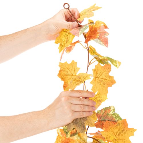 Ahorn-Girlande künstlich 165 cm herbstlich mehrfarbig | Floristik24.ch