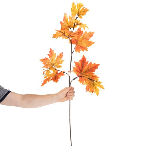 Künstlicher Ahornzweig 100 cm in Herbstfarben für Innenräume | Floristik24.ch