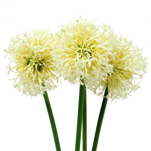 Floristik24 Zierlauch Allium künstlich Weiß 51cm 4St