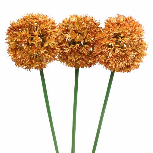 Artikel Zierlauch Allium künstlich Orange 70cm 3St
