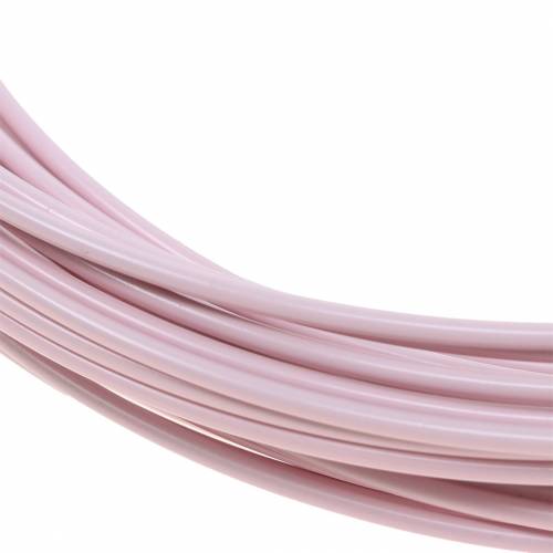 Floristik24 Aluminiumdraht Ø2mm Pastellrosa 100g 12m