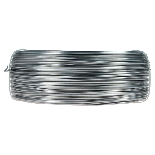 Aluminiumdraht Aludraht 2mm Schmuckdraht Silber 118m 1kg | Floristik24.ch