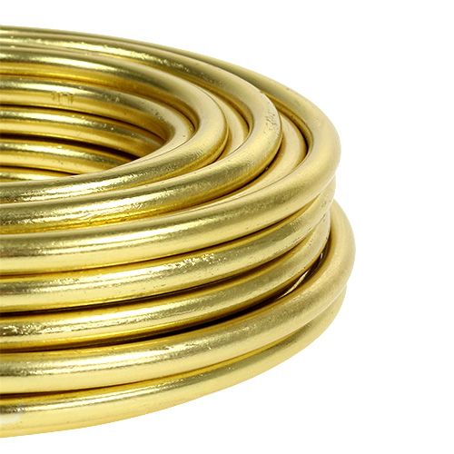Artikel Aludraht 5mm 500g Gold für Floristik, Basteln und Dekoration