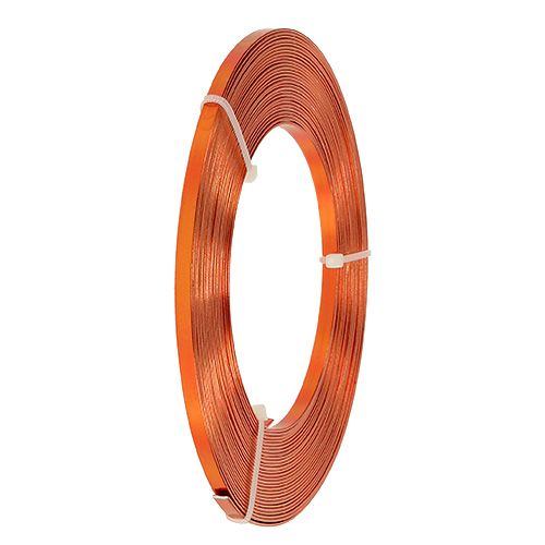 Artikel Aluminium Flachdraht Orange 5mm 10m Basteldraht Dekoration