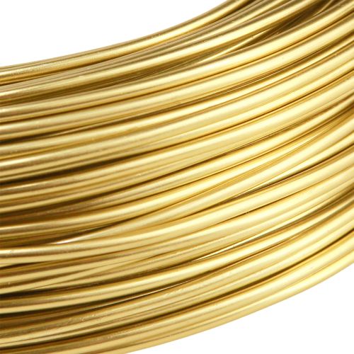 Artikel Aluminiumdraht Gold 2mm 60m 500g Biegedraht Deko Schmuck
