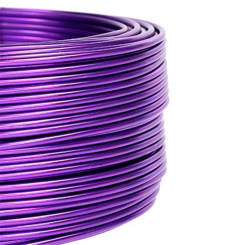 Floristik24 Aluminiumdraht Purple Ø2mm  500g (60m)