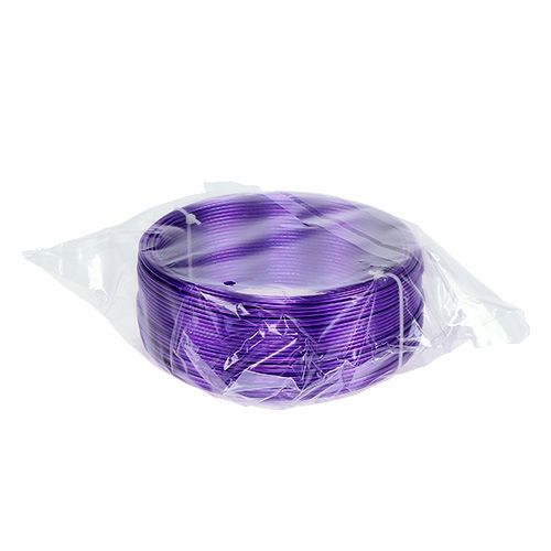 Floristik24 Aluminiumdraht Purple Ø2mm 500g (60m)