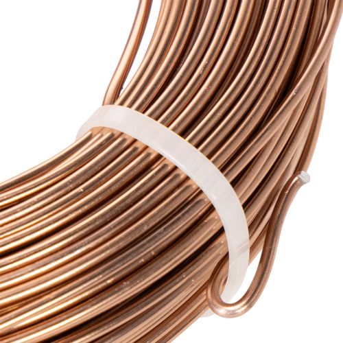 Aluminiumdraht 2 mm Braun 60 m für Basteln und Floristik | Floristik24.ch