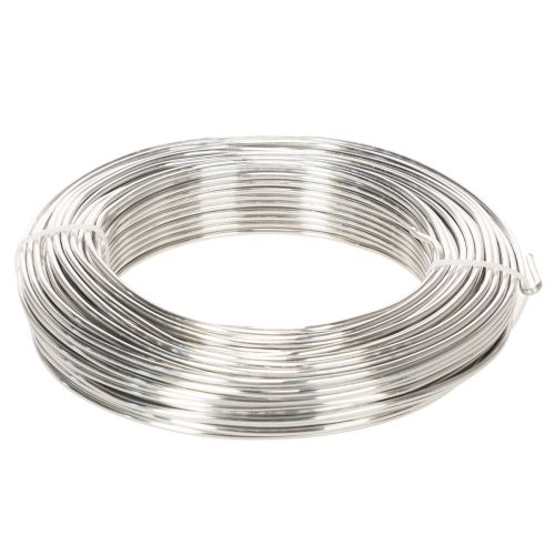 Aluminiumdraht Silber 3 mm 1 kg für kreative Bastel- und Floristikarbeiten