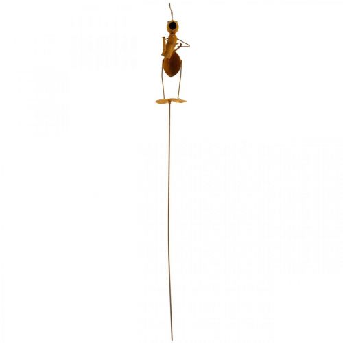 Floristik24 Dekostecker Ameise, Beetdeko, Ameise mit Gießkanne, Blumenstecker Edelrost