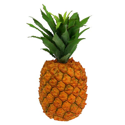 Floristik24 Ananas künstlich 25cm Orange