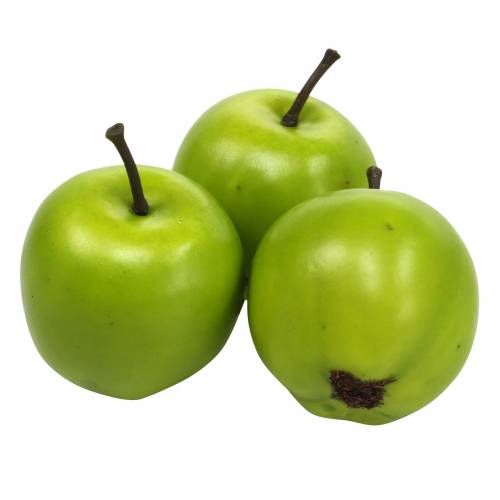 Deko-Obst Mini-Apfel künstlich Grün 4,5cm 24St