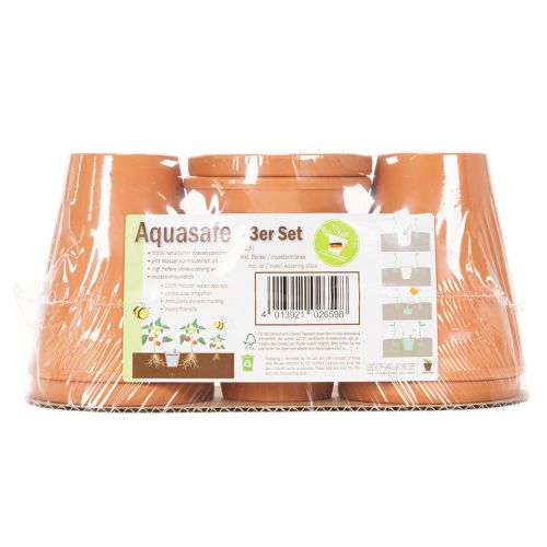 Aquasafe Wasserspeicher mit Insektentränke für Garten und Terrasse 12 cm 3er-Set | Floristik24.ch