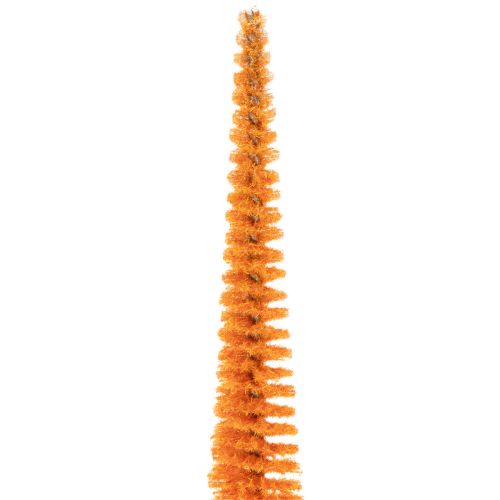 Künstlicher Tannenbaum Orange auf Holzsockel 60cm | Floristik24.ch
