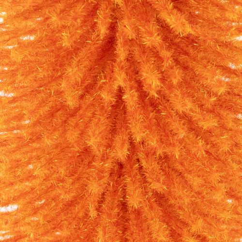 Künstlicher Tannenbaum Orange auf Holzsockel 60cm | Floristik24.ch
