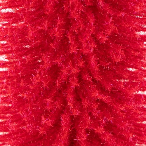 Deko Tannenbaum schmal künstlich Rot mit Holzsockel 40 cm 3er-Set | Floristik24.ch