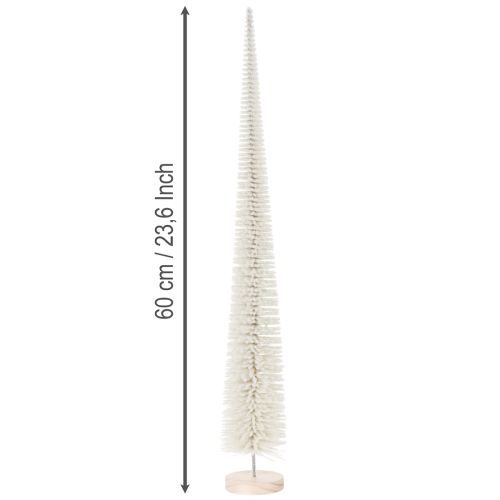 Deko Tannenbaum künstlich 60cm Weissgrau Innenbereich | Floristik24.ch