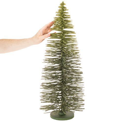 Künstlicher Tannenbaum grün 70 cm aus Kunststoff und Metall für Winterdekoration | Floristik24.ch